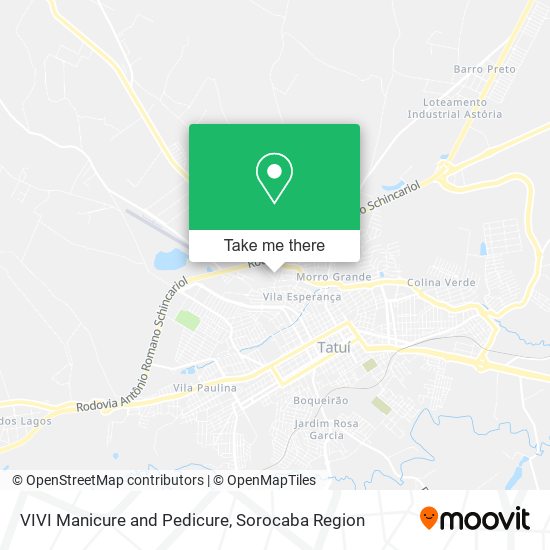 VIVI Manicure and Pedicure map