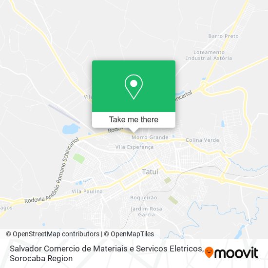 Salvador Comercio de Materiais e Servicos Eletricos map