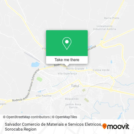 Salvador Comercio de Materiais e Servicos Eletricos map