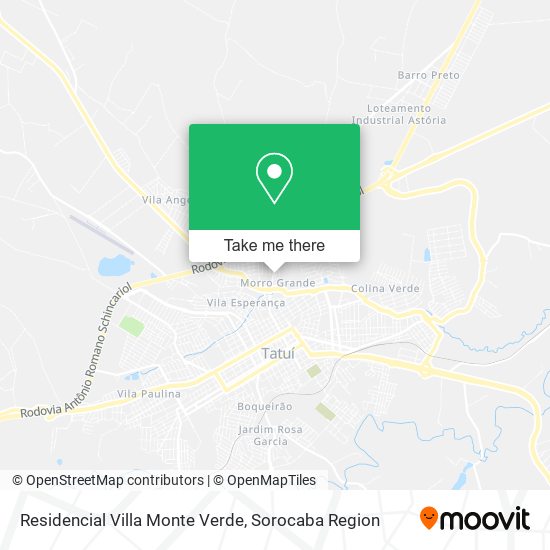 Mapa Residencial Villa Monte Verde