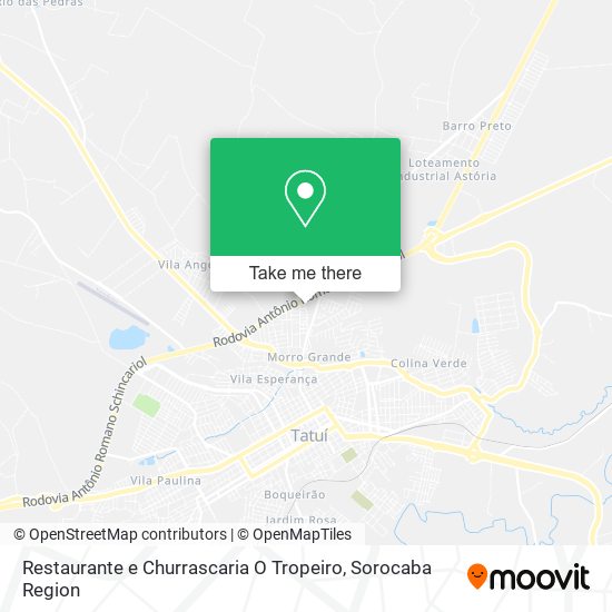 Restaurante e Churrascaria O Tropeiro map