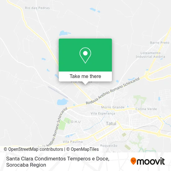Santa Clara Condimentos Temperos e Doce map