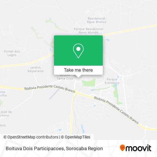 Boituva Dois Participacoes map