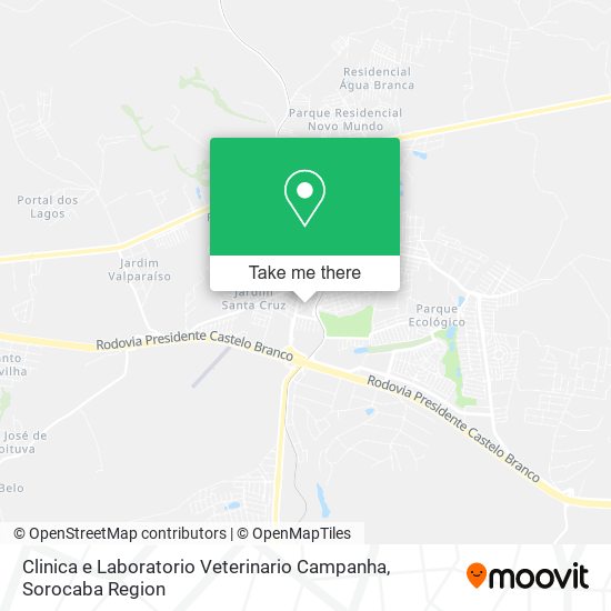 Clinica e Laboratorio Veterinario Campanha map