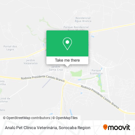 Analú Pet Clínica Veterinária map