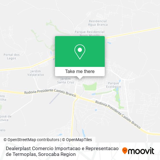 Dealerplast Comercio Importacao e Representacao de Termoplas map