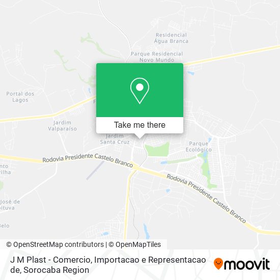 Mapa J M Plast - Comercio, Importacao e Representacao de