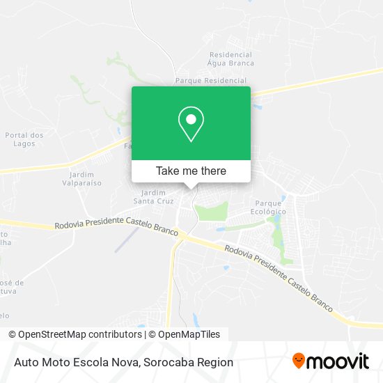 Auto Moto Escola Nova map