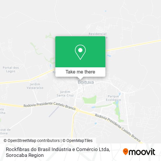 Rockfibras do Brasil Indústria e Comércio Ltda map