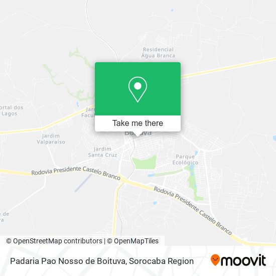 Padaria Pao Nosso de Boituva map