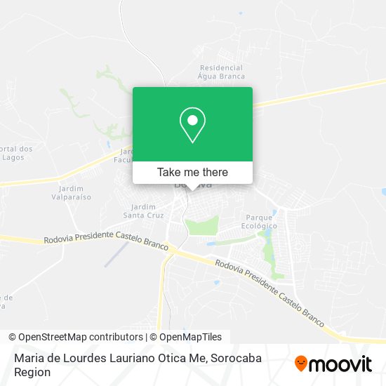 Mapa Maria de Lourdes Lauriano Otica Me