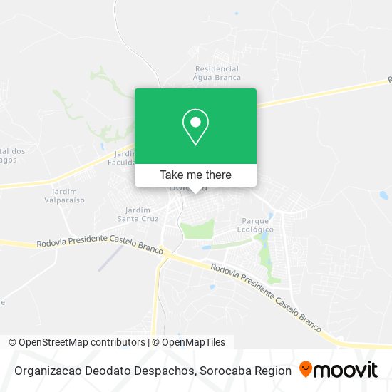 Organizacao Deodato Despachos map