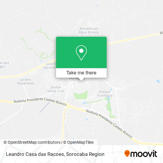 Leandro Casa das Racoes map