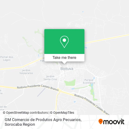 GM Comercio de Produtos Agro Pecuarios map