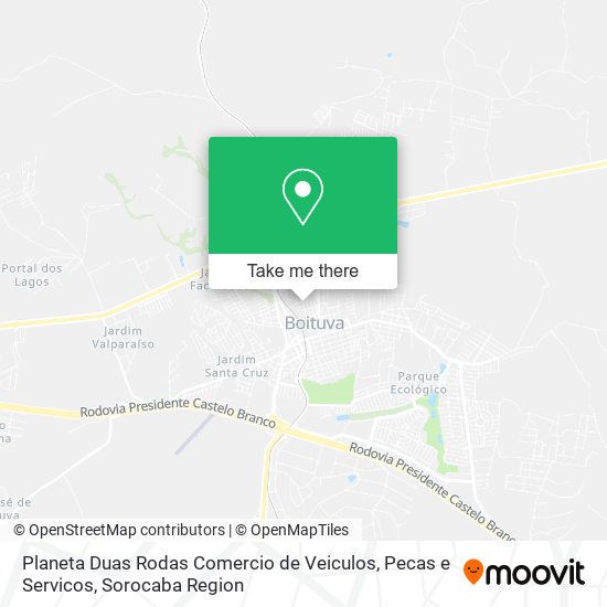 Planeta Duas Rodas Comercio de Veiculos, Pecas e Servicos map