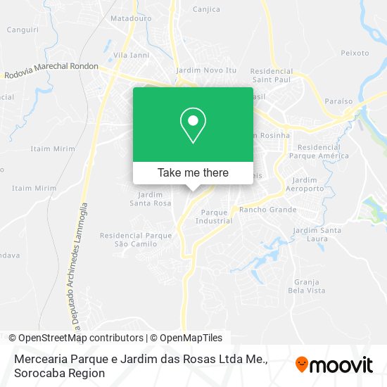 Mercearia Parque e Jardim das Rosas Ltda Me. map