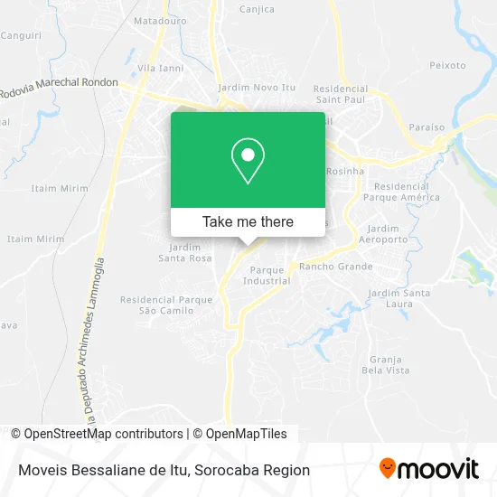Moveis Bessaliane de Itu map