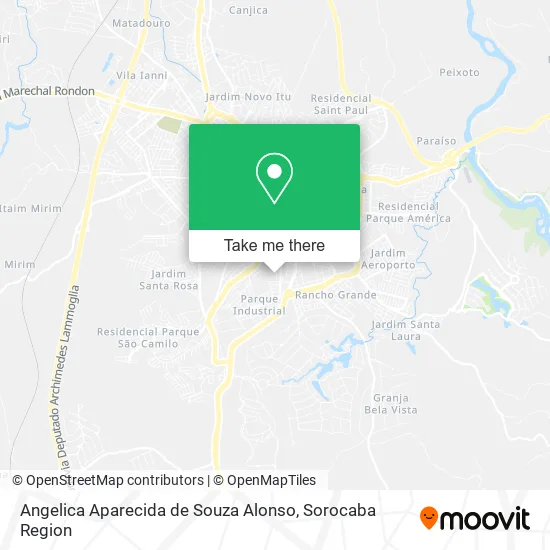 Angelica Aparecida de Souza Alonso map