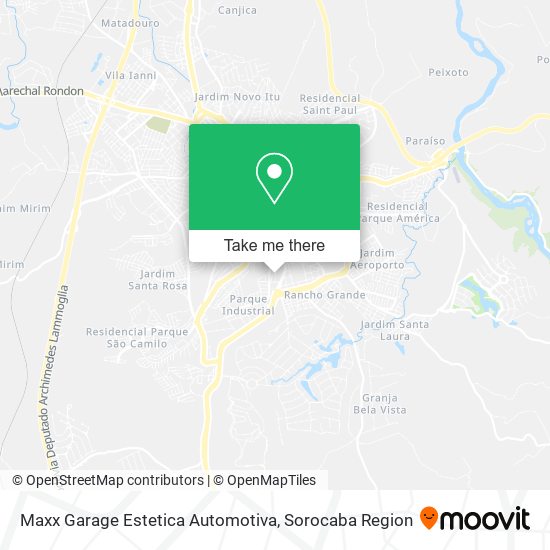 Maxx Garage Estetica Automotiva map