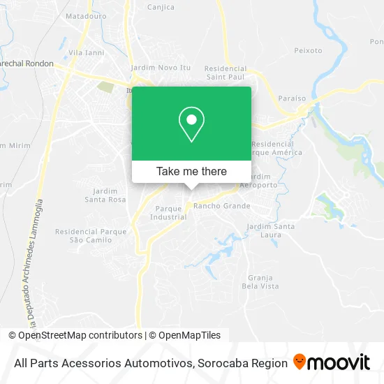 All Parts Acessorios Automotivos map