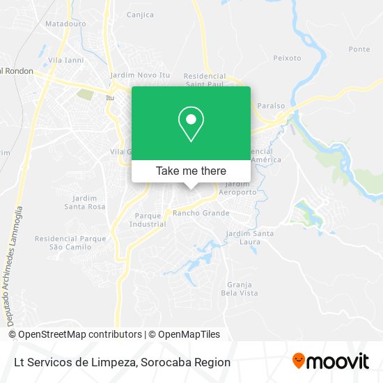 Mapa Lt Servicos de Limpeza