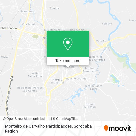 Mapa Monteiro de Carvalho Participacoes