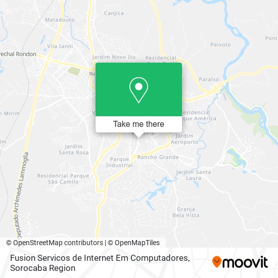 Mapa Fusion Servicos de Internet Em Computadores