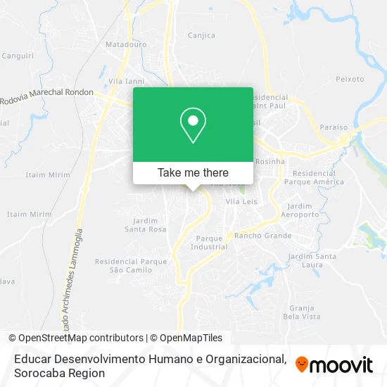 Educar Desenvolvimento Humano e Organizacional map