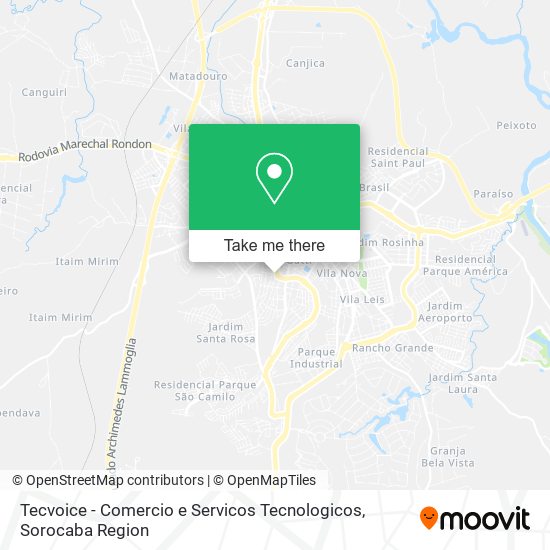 Tecvoice - Comercio e Servicos Tecnologicos map