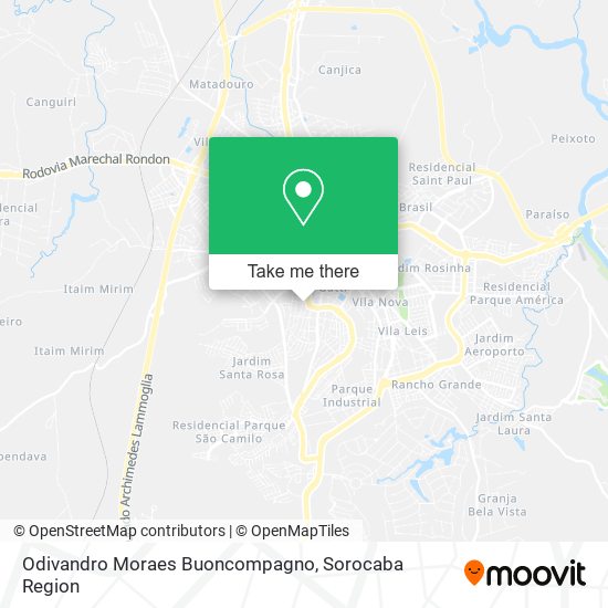 Odivandro Moraes Buoncompagno map