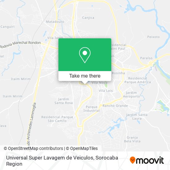 Universal Super Lavagem de Veiculos map