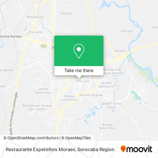 Restaurante Espetinhos Moraes map
