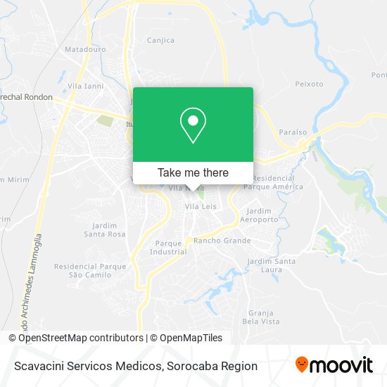 Mapa Scavacini Servicos Medicos