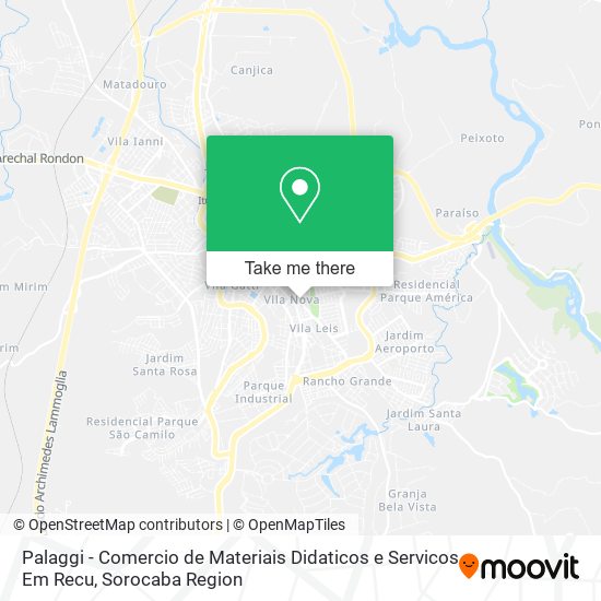 Mapa Palaggi - Comercio de Materiais Didaticos e Servicos Em Recu