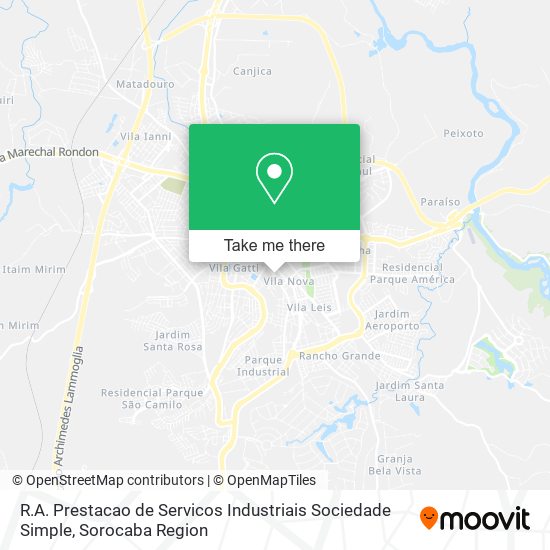 Mapa R.A. Prestacao de Servicos Industriais Sociedade Simple