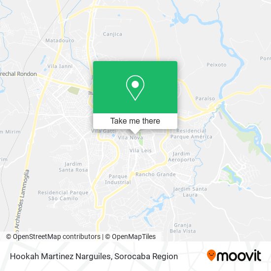 Hookah Martinez Narguiles map