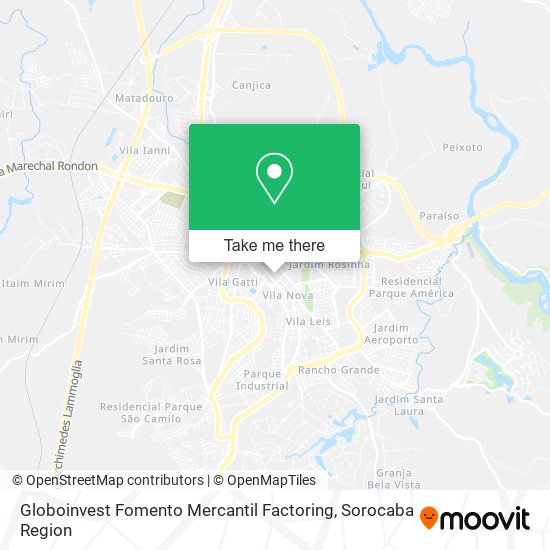 Globoinvest Fomento Mercantil Factoring map