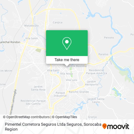 Pimentel Corretora Seguros Ltda Seguros map