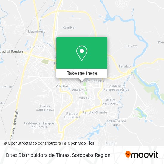 Ditex Distribuidora de Tintas map