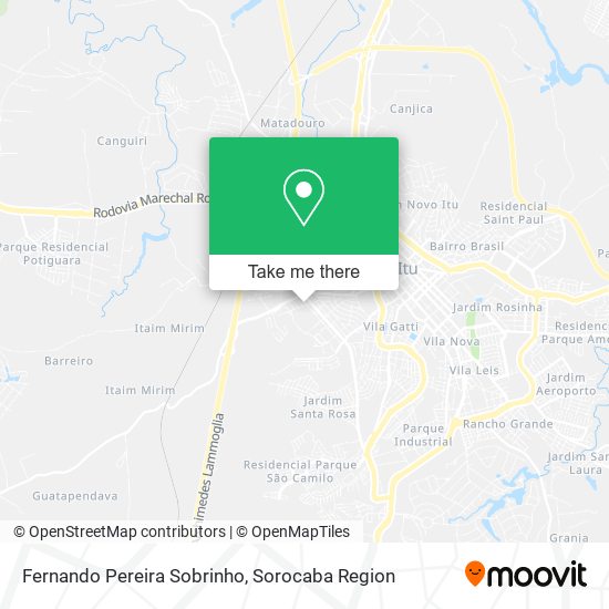 Fernando Pereira Sobrinho map