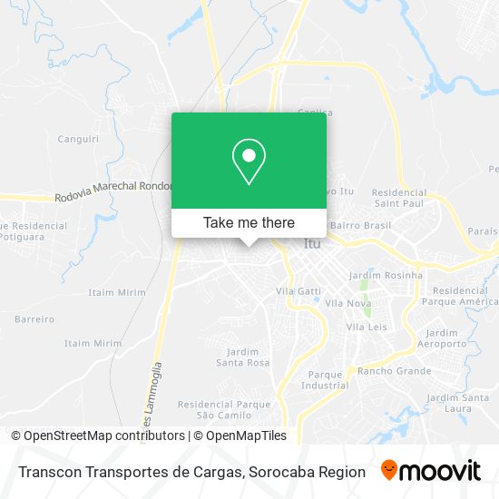 Transcon Transportes de Cargas map