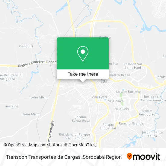 Transcon Transportes de Cargas map