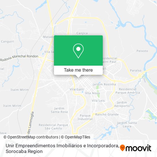 Mapa Unir Empreendimentos Imobiliários e Incorporadora