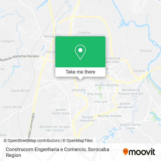 Construcom Engenharia e Comercio map