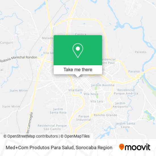 Med+Com Produtos Para Salud map