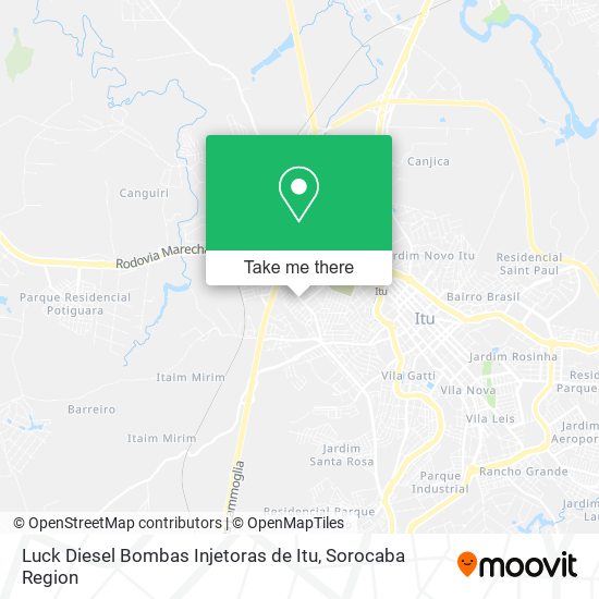 Luck Diesel Bombas Injetoras de Itu map