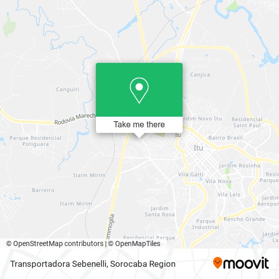 Transportadora Sebenelli map