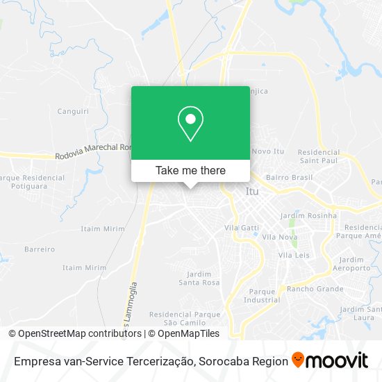 Empresa van-Service Tercerização map