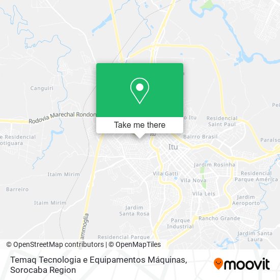 Temaq Tecnologia e Equipamentos Máquinas map