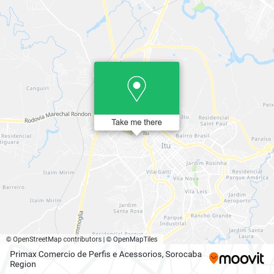 Primax Comercio de Perfis e Acessorios map